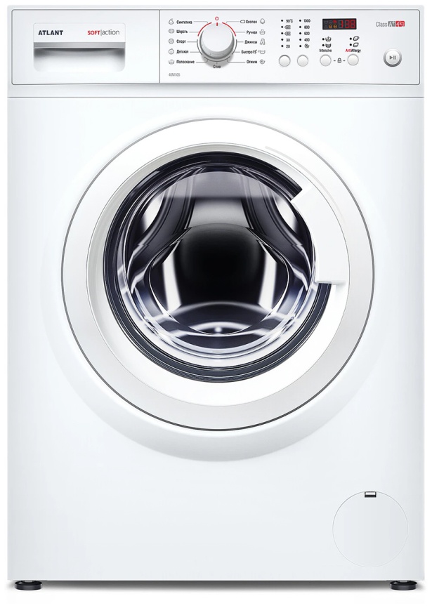 Стиральная машина Atlant СМА-40 М 105-00 4 кг, белый фото 1