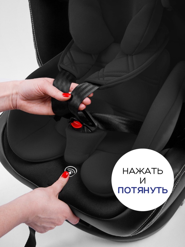 Автокресло Amarobaby ST-3, Isofix класс D, группа 0 /1/2/3 (черный) фото 20
