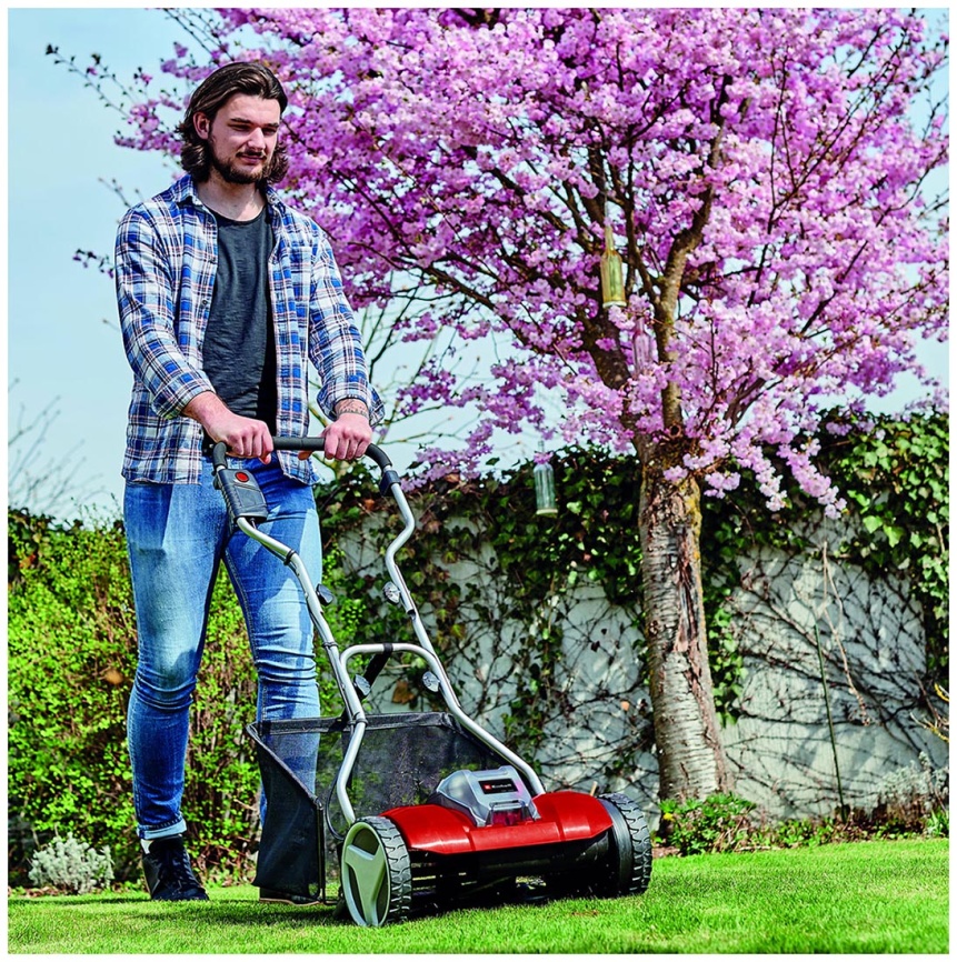 Газонокосилка аккумуляторная Einhell PXC GE-HM 18/38 Li-Solo 3414200 фото 5