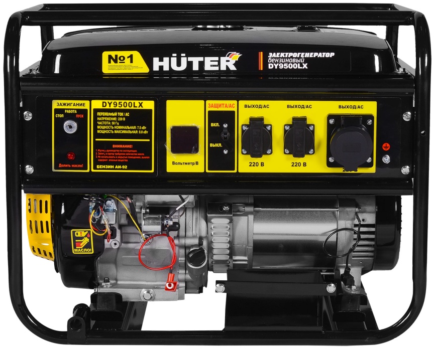 Электрический генератор и электростанция Huter DY9500LX 64/1/40 фото 4
