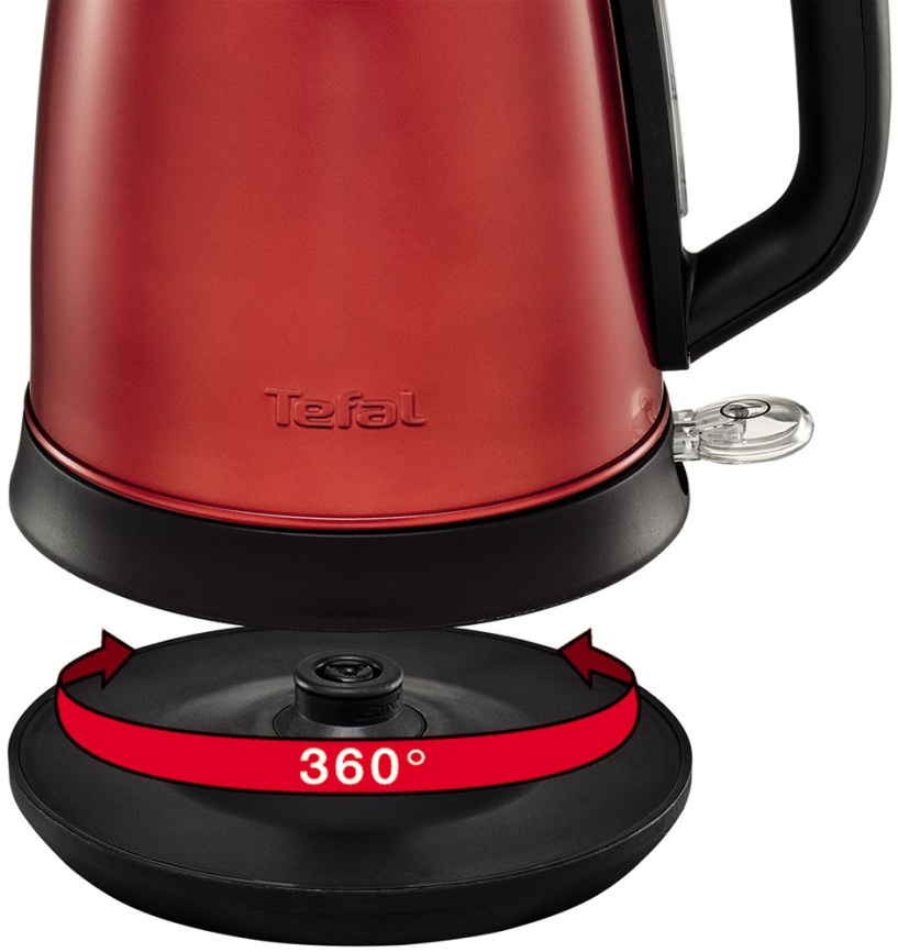 Чайник электрический Tefal Confidence KI270530, красный/черный фото 12
