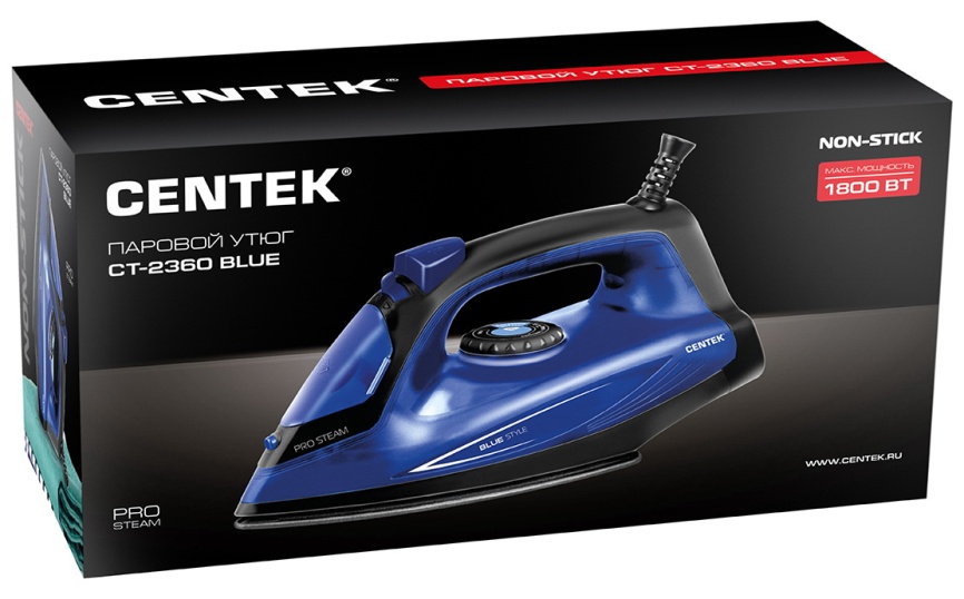 Утюг Centek CT-2360 BLUE фото 7