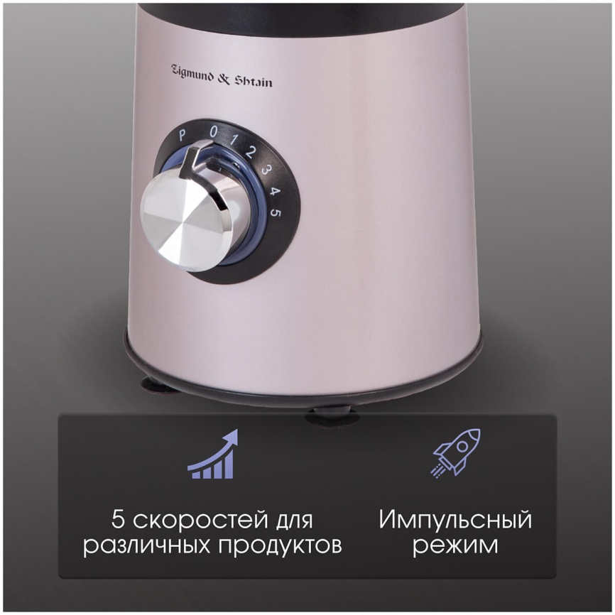 Блендер стационарный Zigmund & Shtain BS-441 D фото 2