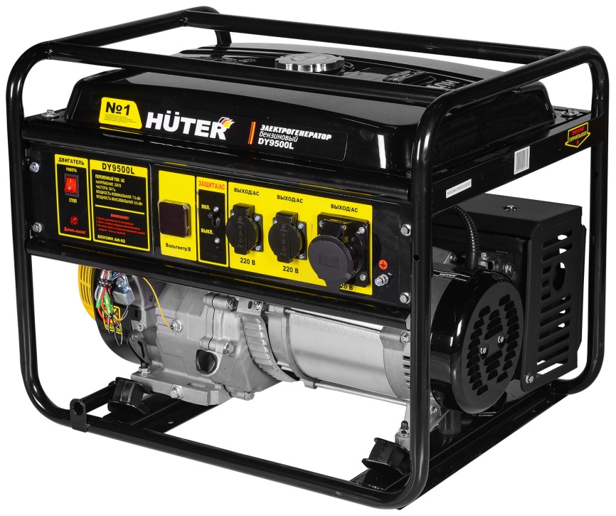 Электрический генератор и электростанция Huter DY9500L 64/1/39 фото 2