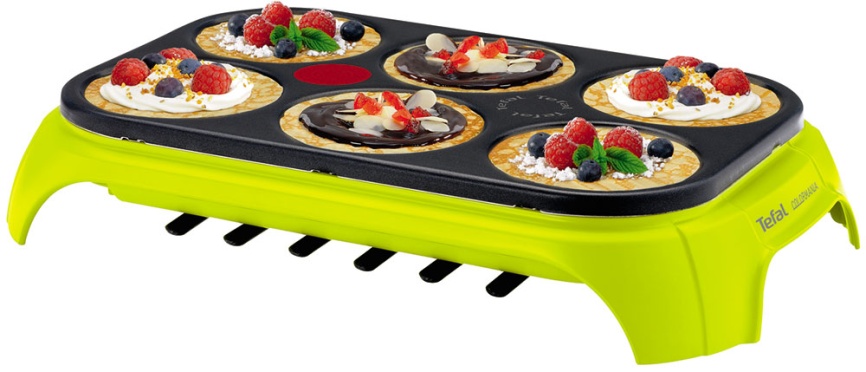 Блинница Tefal Crep'Party Compact PY559312, салатовый/черный фото 9