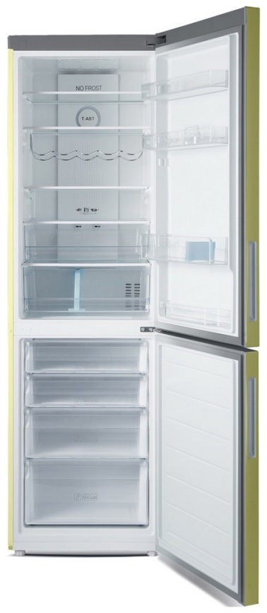 Двухкамерный холодильник Haier C2F 636 CCRG No frost, бежевый фото 1
