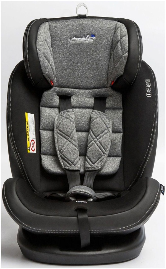 Автокресло Amarobaby ST-3, Isofix класс D, группа 0 /1/2/3 (серый) фото 10
